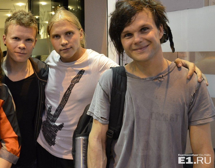 С группой The Rasmus С группой The Rasmus