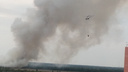 Крупный пожар на свалке за Ростовским морем локализовали