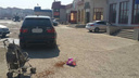 В Сызрани водитель BMW сбил коляску с ребёнком около торгового центра