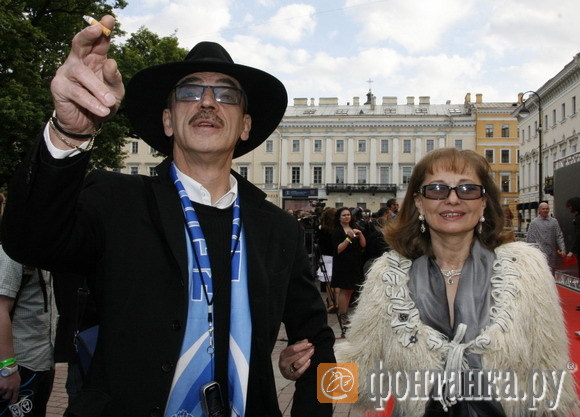 Михаил Боярский и Лариса Луппиан, победители в номинации "Театр".
