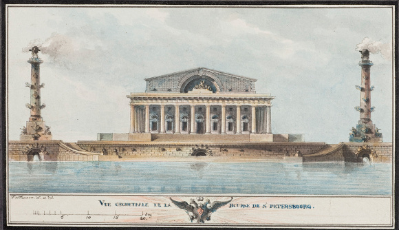 Биржа. Фасад (1804)