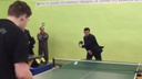 Глава региона сыграл в настольный теннис с профессионалами: видео