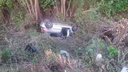В Самаре пьяный водитель Peugeot пробил ограждение на дороге и врезался в дерево в кювете