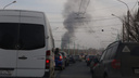 От центра до ракетного училища за 1,5 часа: из-за пожара встали два крупных проспекта Ярославля
