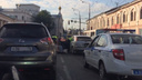 На Первомайской улице пьяный водитель вывалился из машины