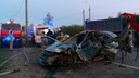 На Маймаксанском шоссе при столкновении с самосвалом погиб водитель иномарки
