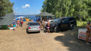 От берега озера Тургояк эвакуировали более сотни машин туристов