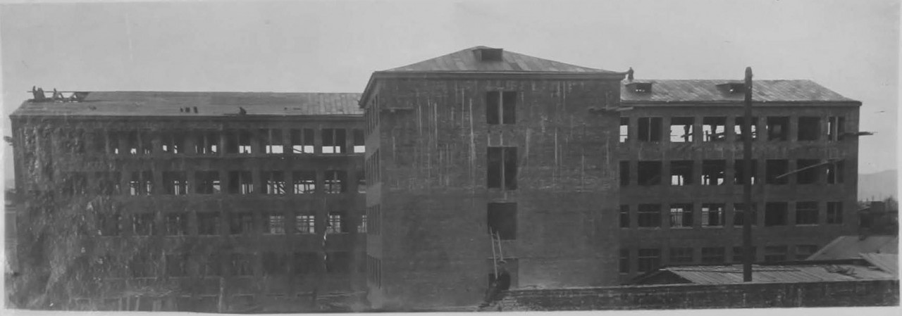 Строительство нового корпуса — 1934 год