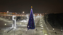 Около «Самара Арены» установили новогоднюю елку: видео