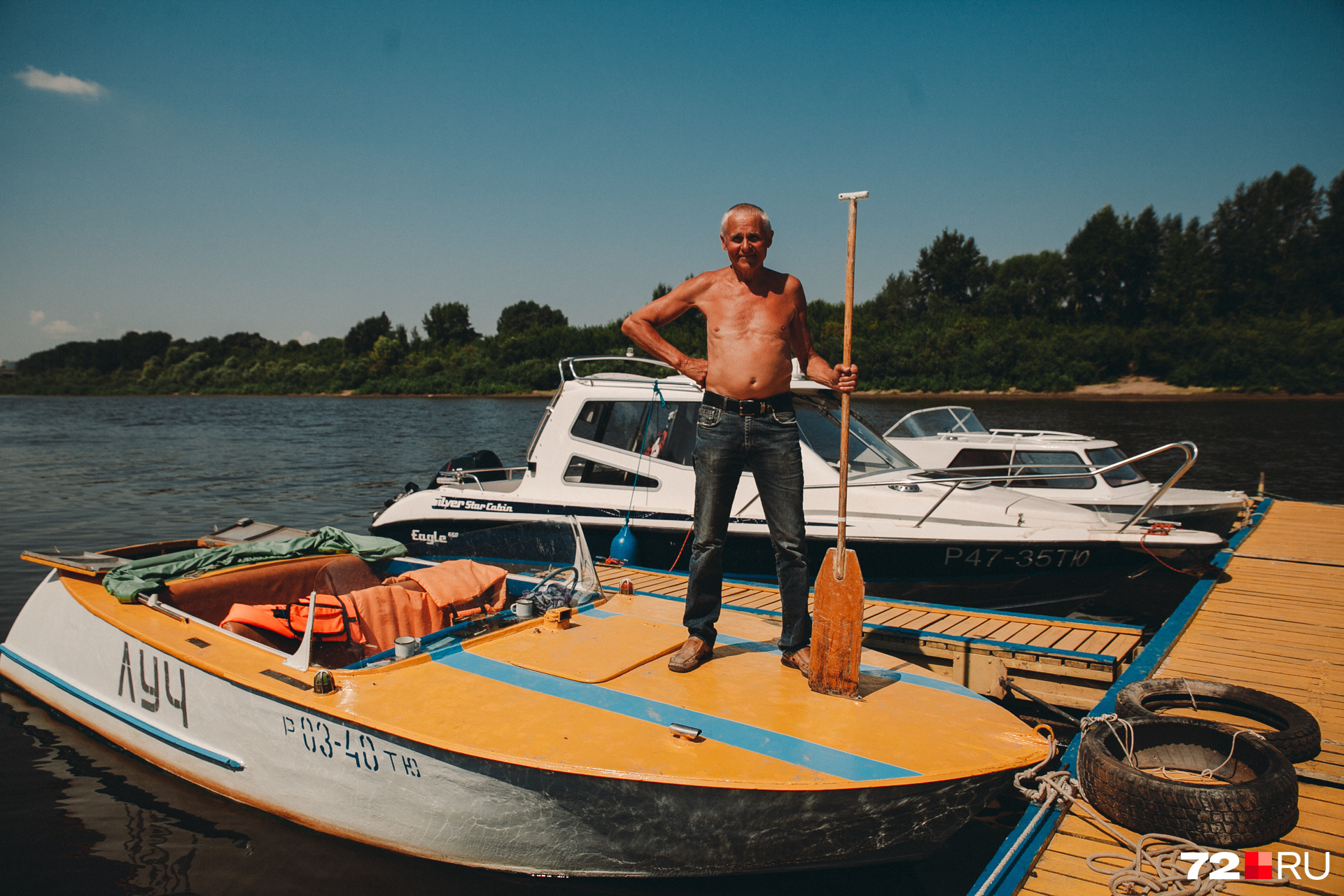 Владимиру Бухвалову 71 год, он коренной тюменец и практически всю жизнь провел на реке