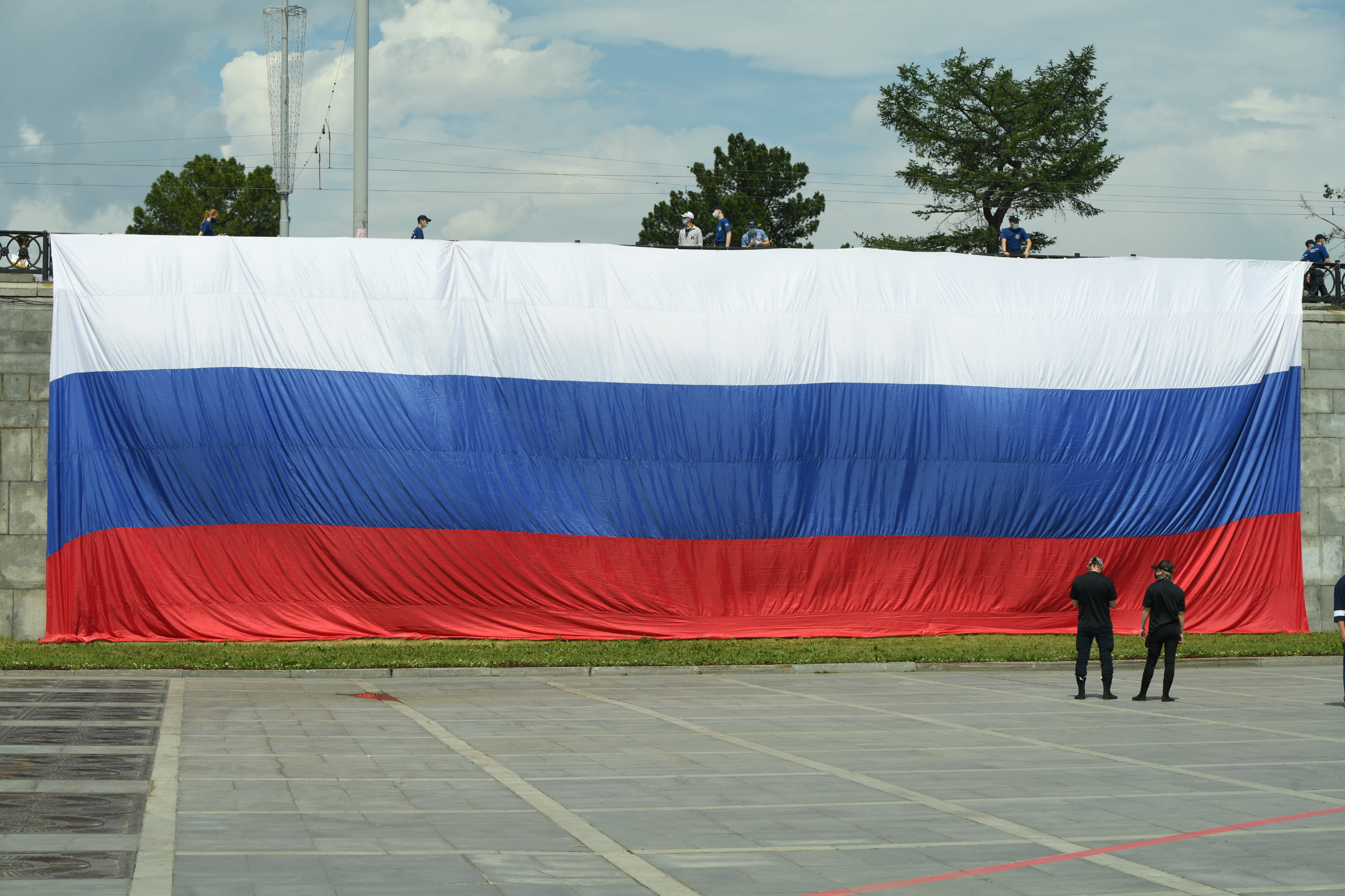 Российский флаг на картинке