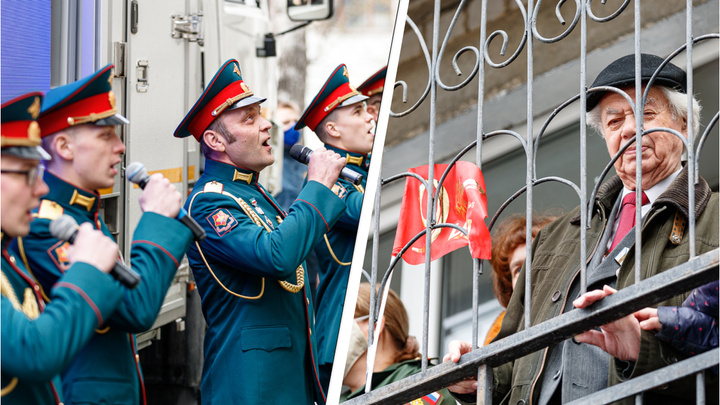 В Екатеринбурге под окнами ветерана исполнили «День Победы»