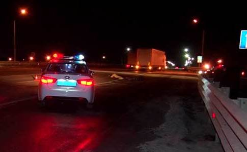 Авария произошла на тёмной дороге<br> Авария произошла на тёмной дороге<br>