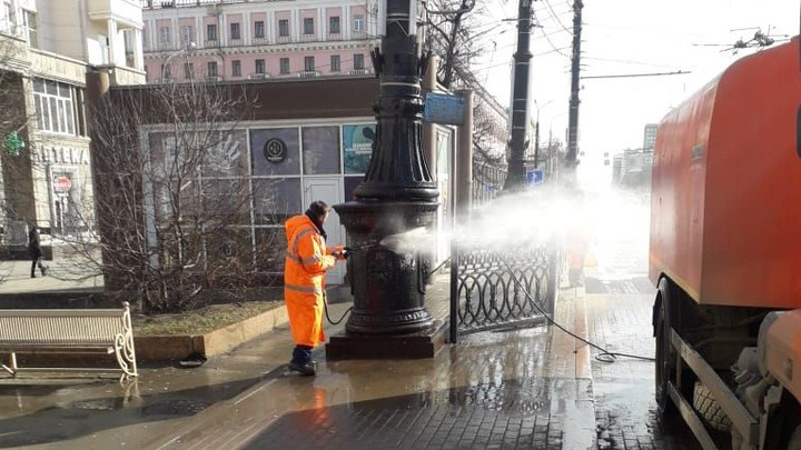 Наталья Котова предложила мыть улицы Челябинска дезинфицирующим раствором