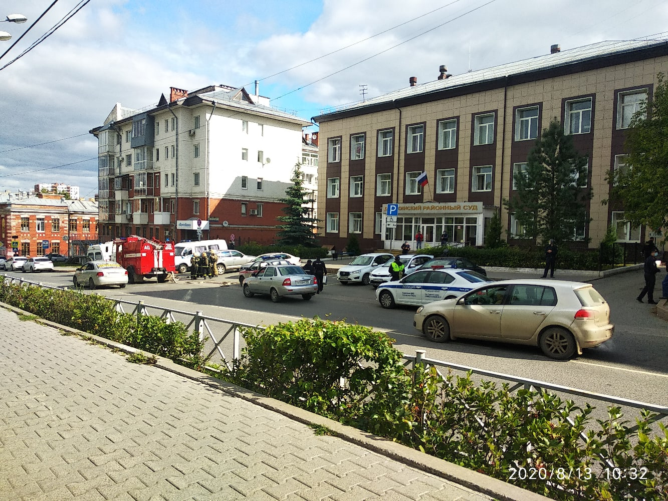 Эвакуация Дзержинского районного суда Эвакуация Дзержинского районного суда