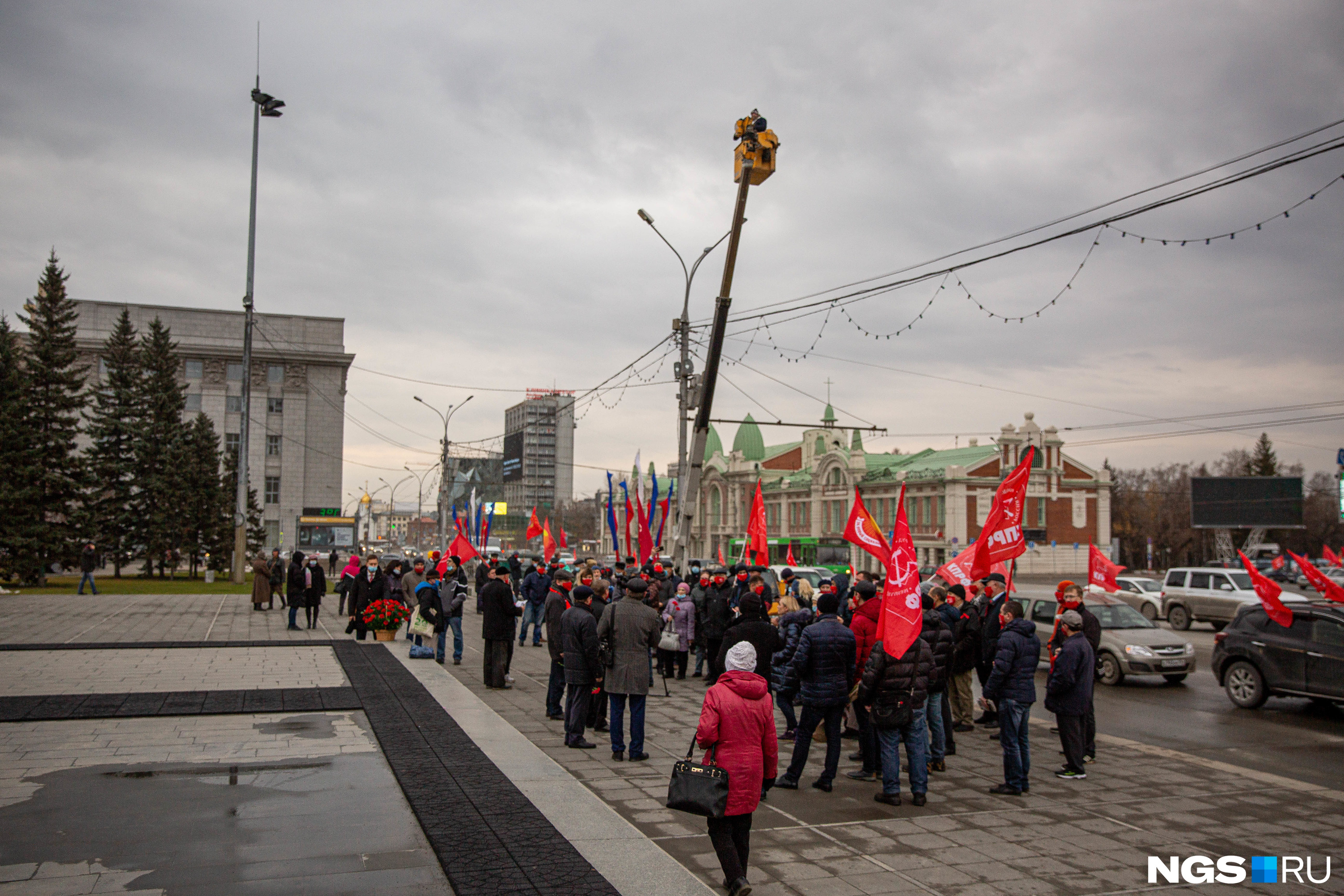 Площадь ленина новосибирск фото