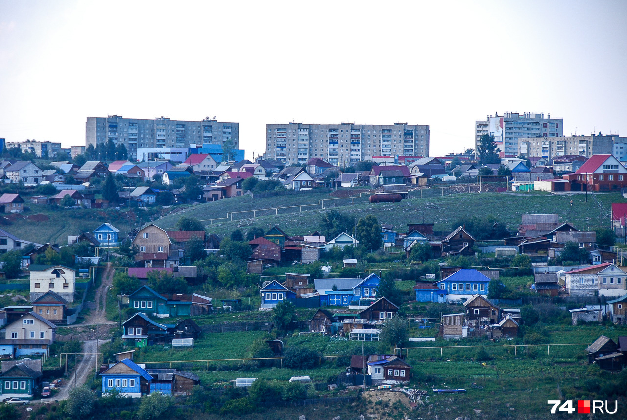 В Усть-Катаве большие дома заняли господствующие высоты