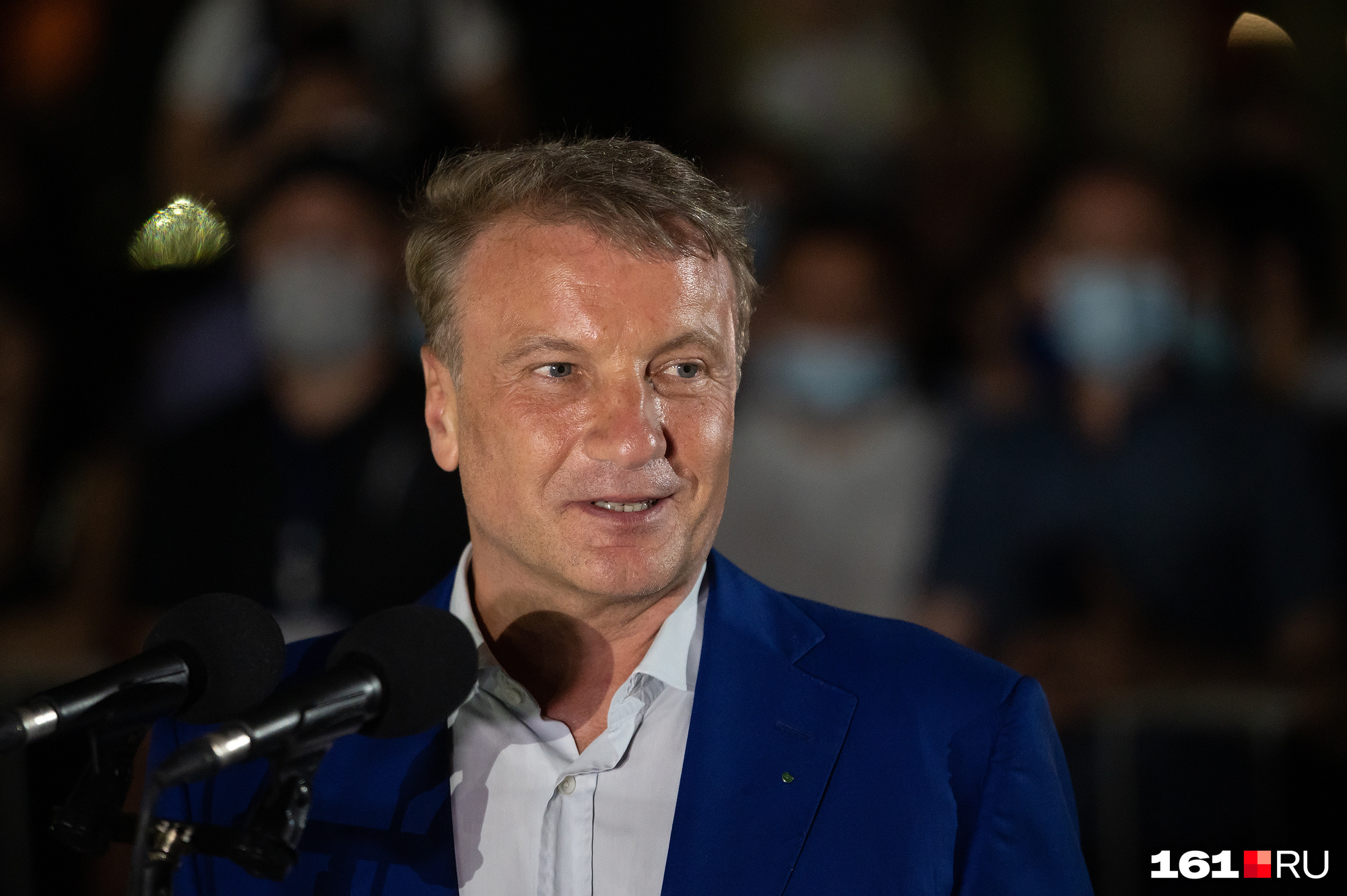 На открытие приехал Герман Греф — президент и председатель правления финансовой организации На открытие приехал Герман Греф — президент и председатель правления финансовой организации