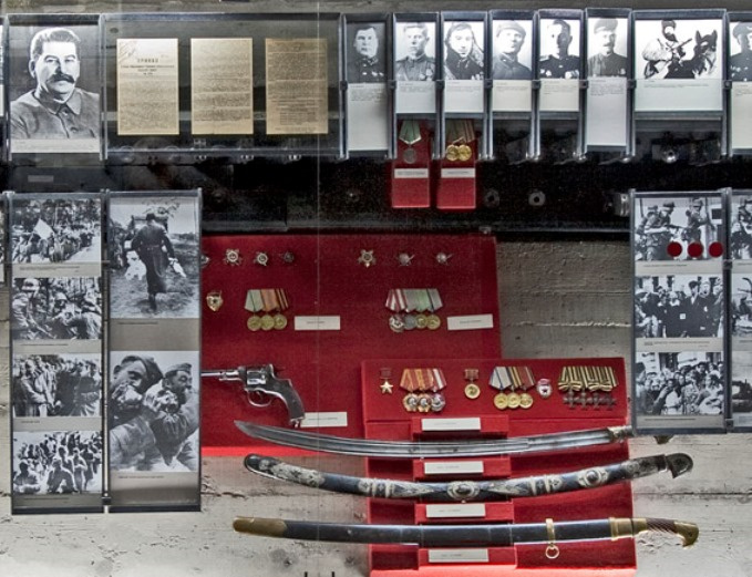 Экспозиция, посвященная казакам-героям в музее-панораме «Сталинградская битва»
