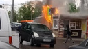 В Ростове сгорел ларек. Погиб один человек