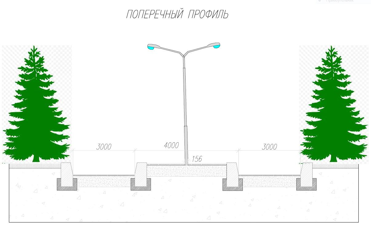 Так будет выглядеть центральная аллея Так будет выглядеть центральная аллея