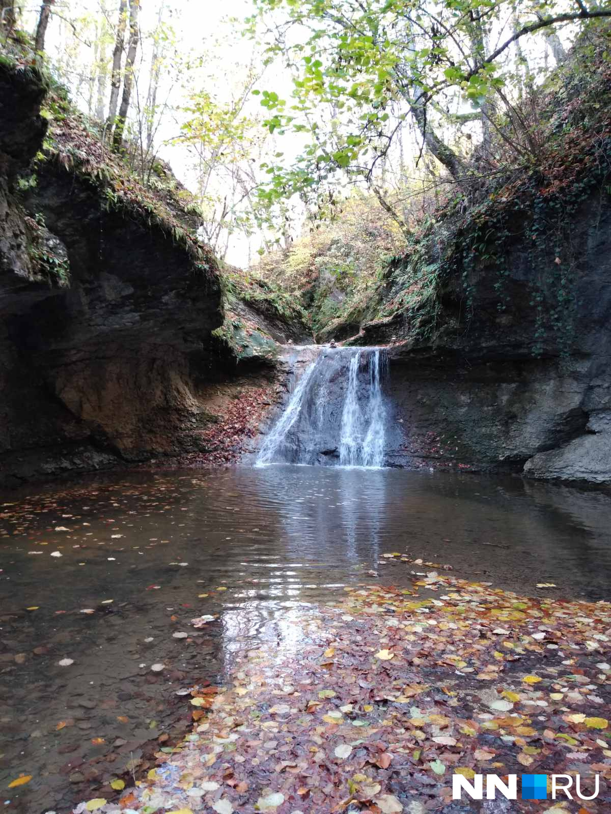 Водопад в ущелье Мешоко