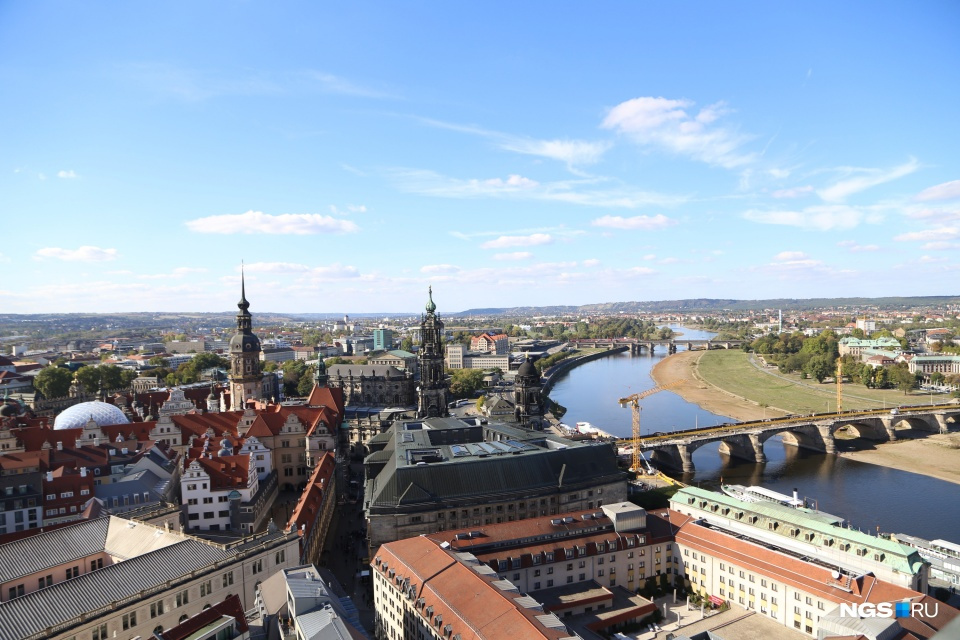 Вид на Дрезден — в этот город Германии сейчас улететь нельзя 