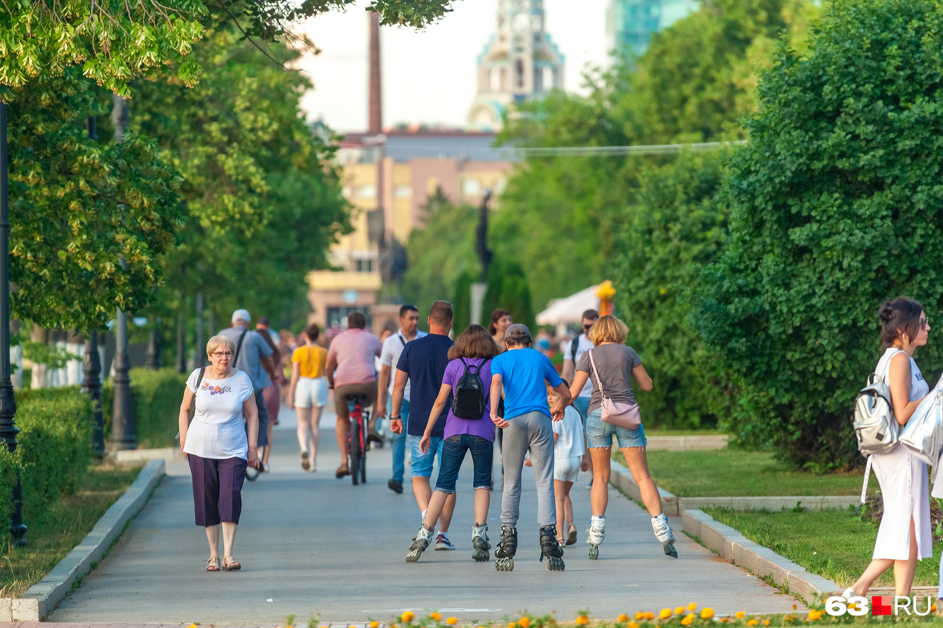 Сходить погулять самаре