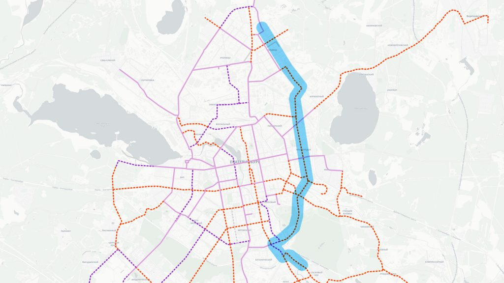 Екатеринбургу нужна прямая связь районов общественным транспортом в восточной части города