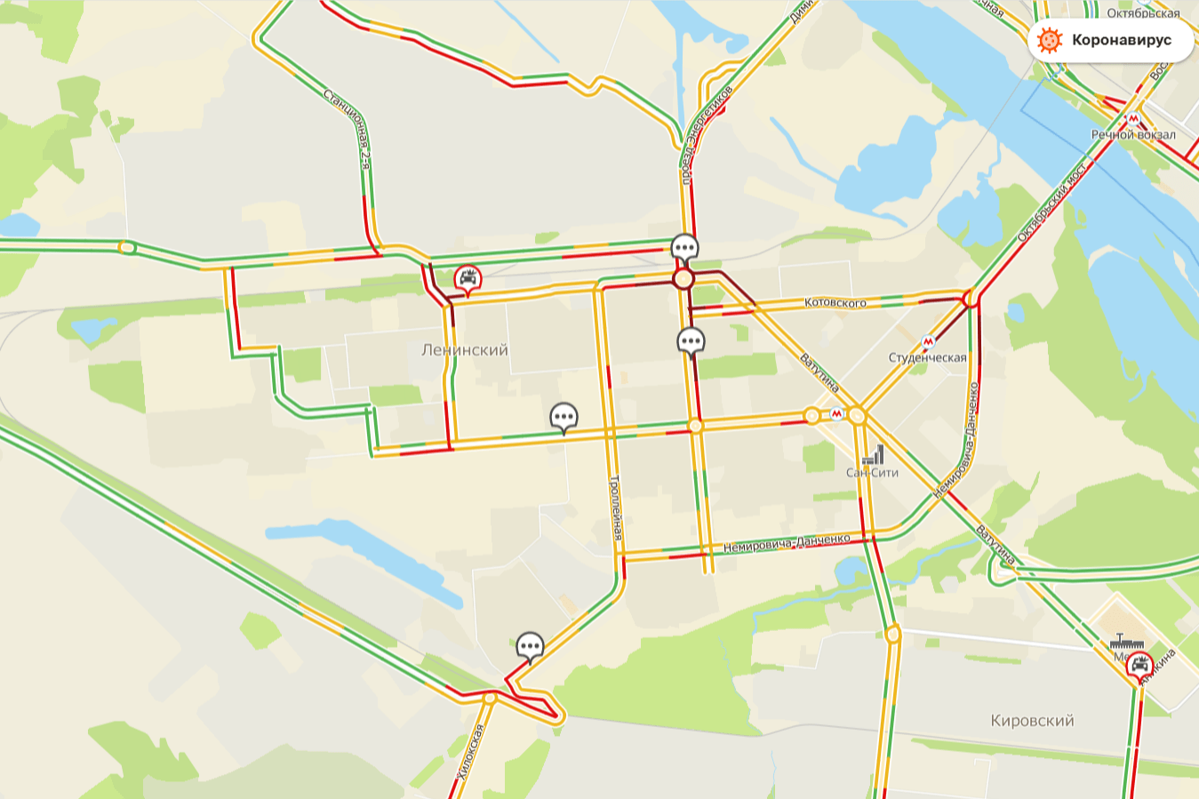 Новосибирск левый берег районы