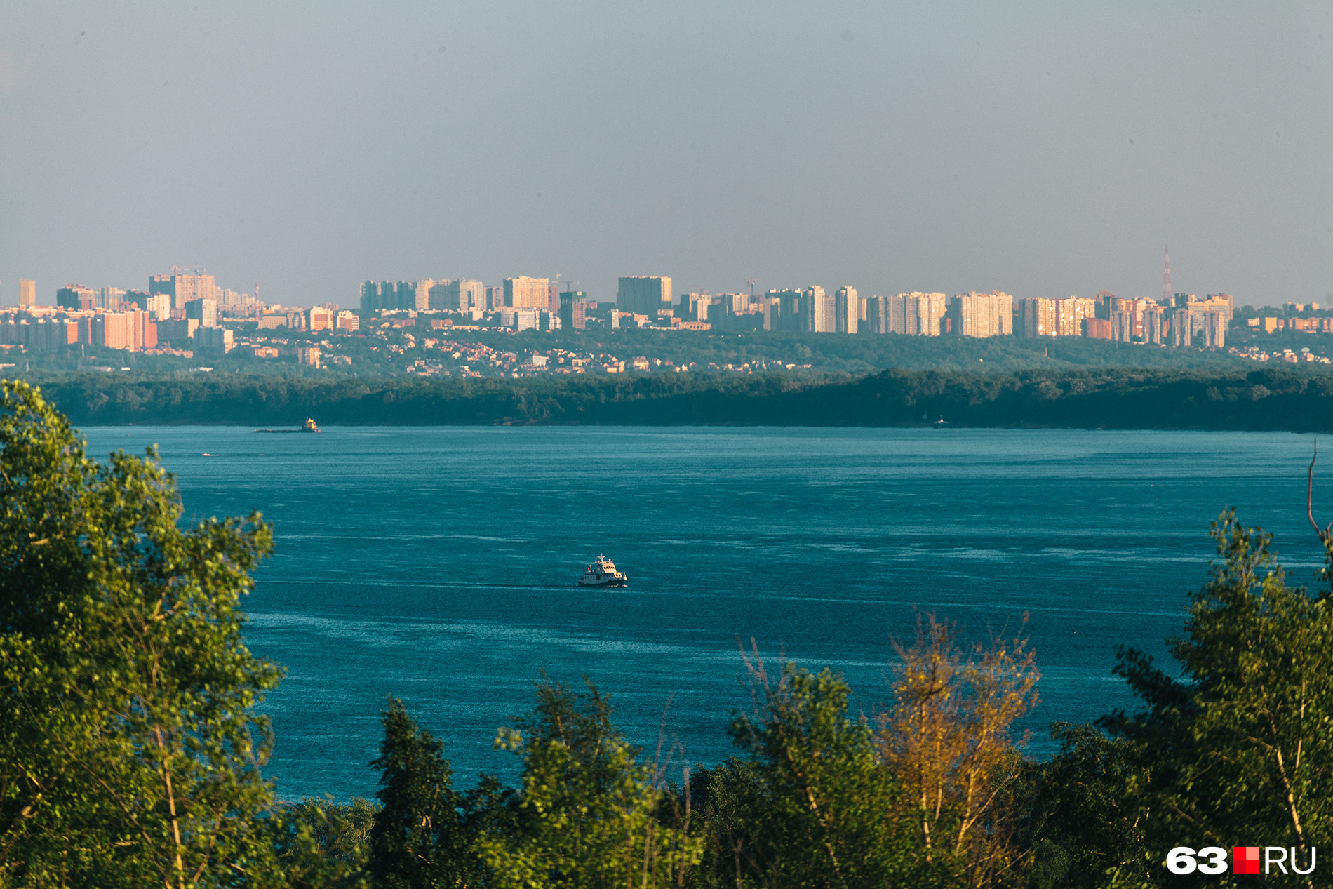 Температура воды в Волге в районе Самары и Тольятти выше нормы