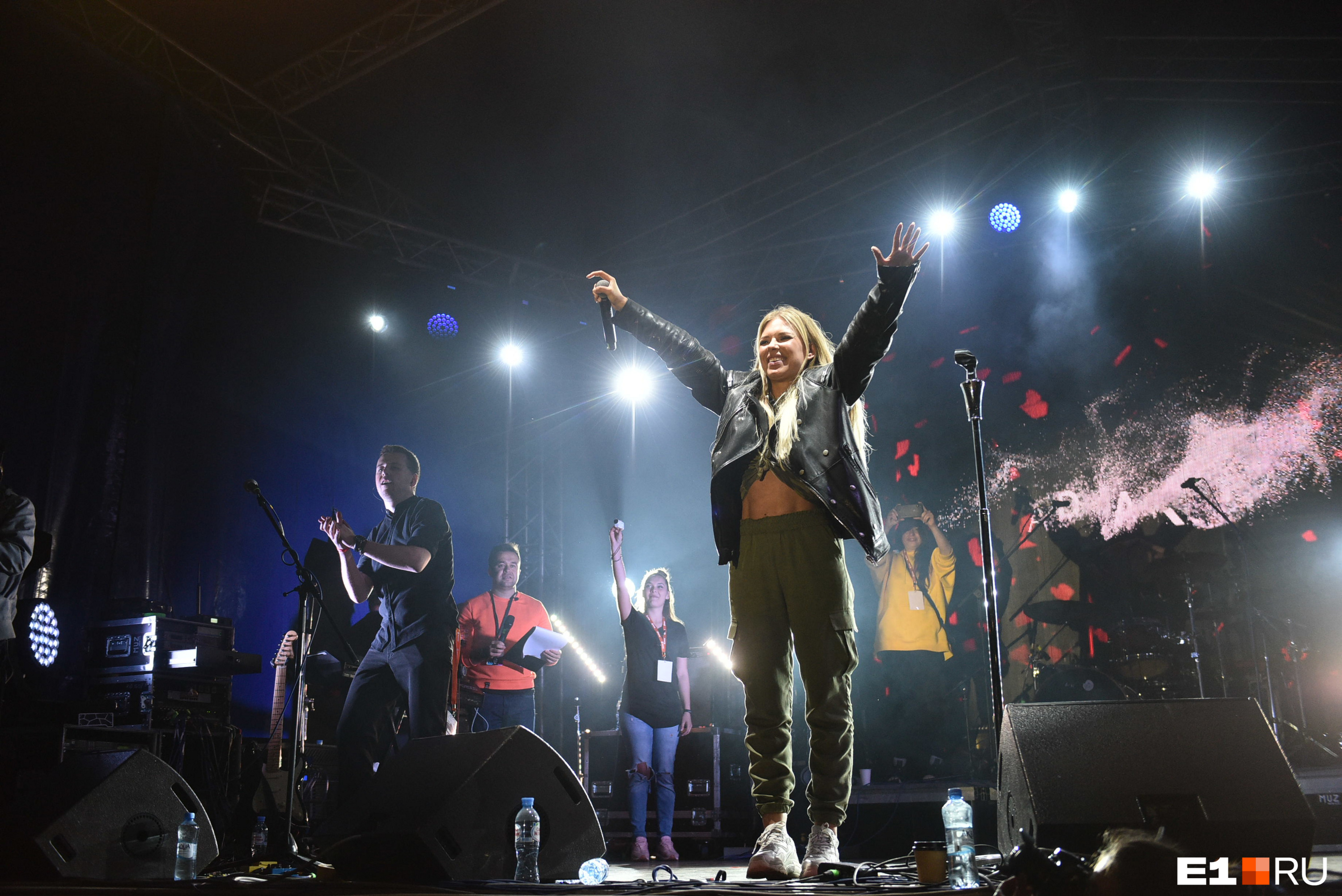 Певица Рита Дакота на фестивале Ural Music Night в 2019 году