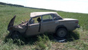 «Жигули» слетели в кювет на новосибирской дороге: в машине семь человек пострадали, один погиб