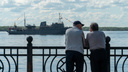Корабли, моряки и жара: смотрим, как Архангельск празднует День Военно-Морского Флота