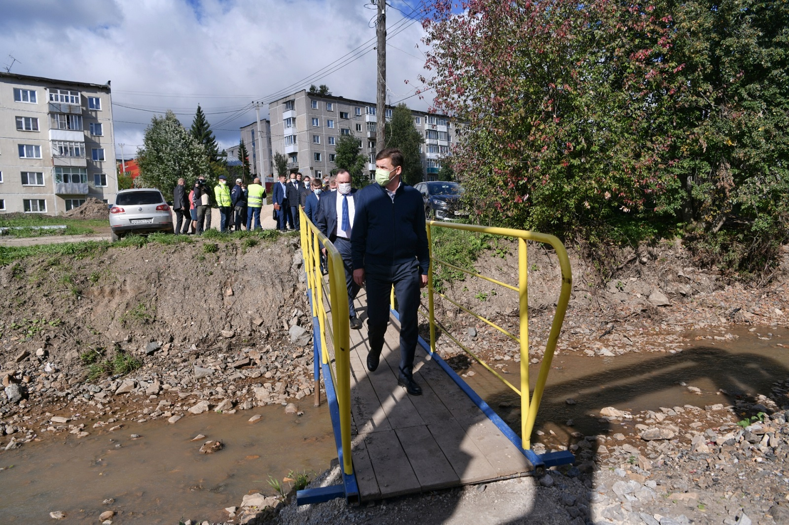 Губернатор Куйвашев осмотрел улицы, наиболее пострадавшие от разгула стихии
