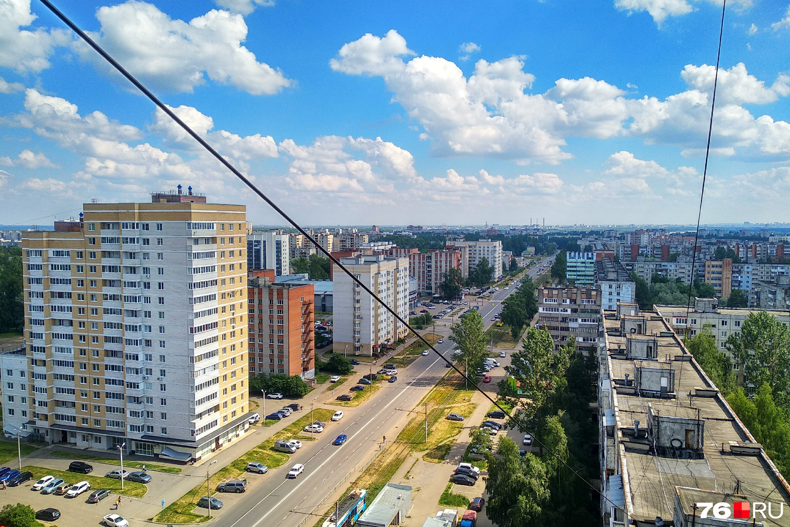 Вид с крыши заброшки