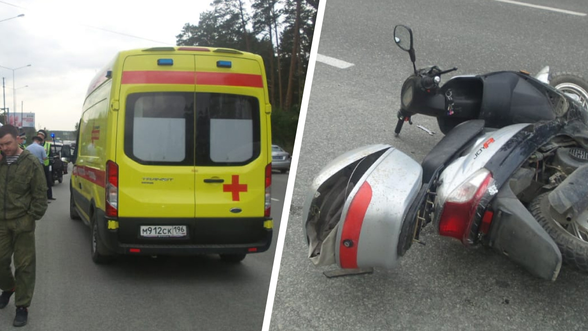 «Водитель впал в кому»: на Широкой Речке пожилой мопедист попал в ДТП и серьезно пострадал