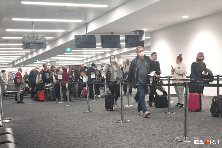 В аэропорт Сиднея вывозной рейс доставил австралийцев и россиян