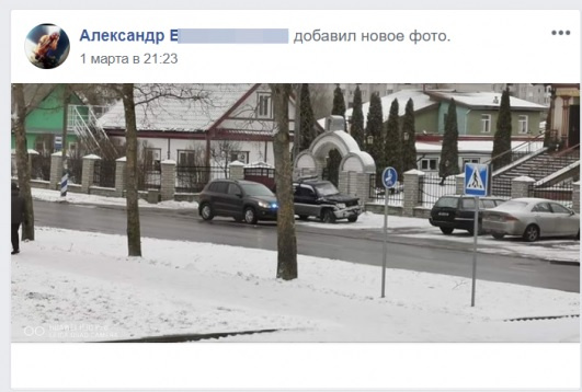 Анатолий Богданов въехал в Нарву, припарковался на поврежденном джипе и попросил местных таксистов вызвать полицию
