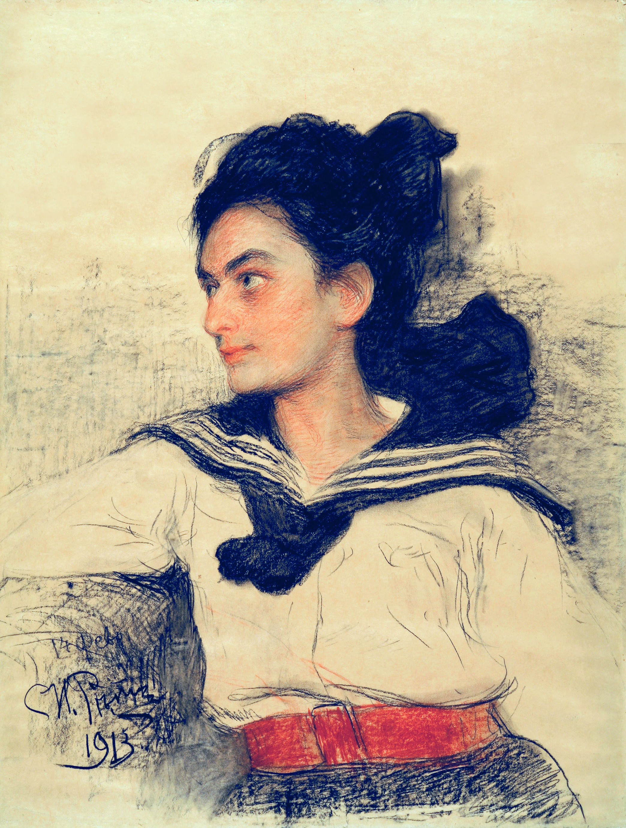 Репин и.е. «портрет м.и.Лахтиной (Арцыбушевой)» 1880