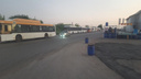 Водители пермских автобусов, работающих на метане, вынуждены стоять в пробке на заправке — на город их всего четыре
