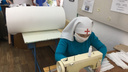 В Кургане медицинские маски начали шить сестры милосердия