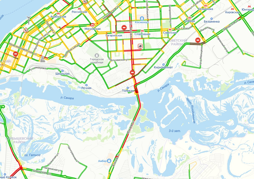 Самара карта кировский мост