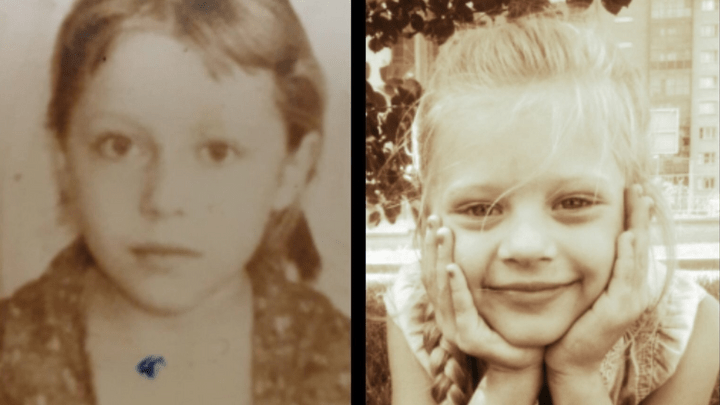 Один в один: в детском саду Красноярска сравнили фото детей и их родителей