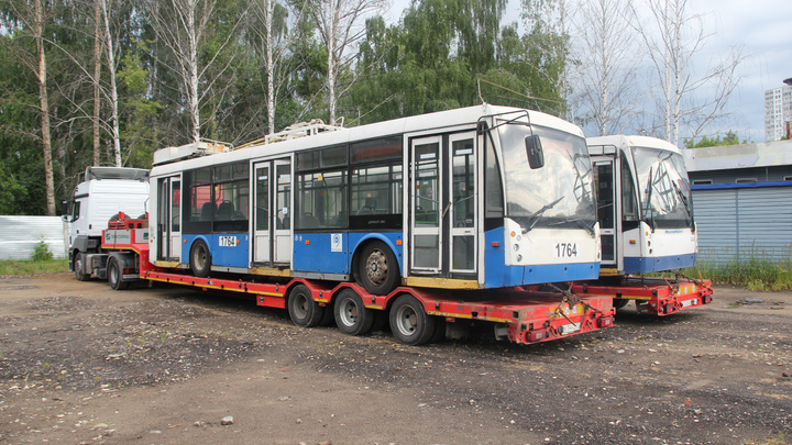 В Нижний Новгород прибыли первые подержанные троллейбусы из Москвы