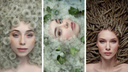 Сибирячка сделала 12 причудливых портретов девушек в цветах и растениях