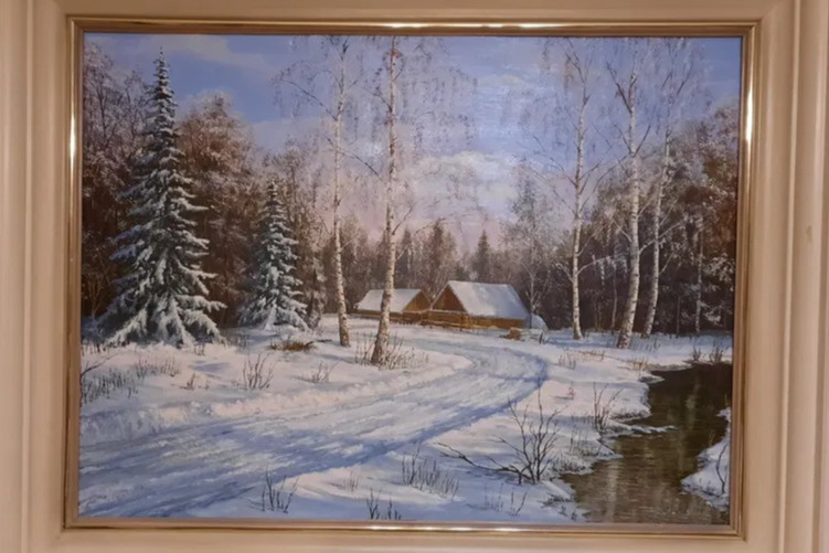 Картина, за которую расплатились мандаринами. Виктор писал ее 2 недели Картина, за которую расплатились мандаринами. Виктор писал ее 2 недели