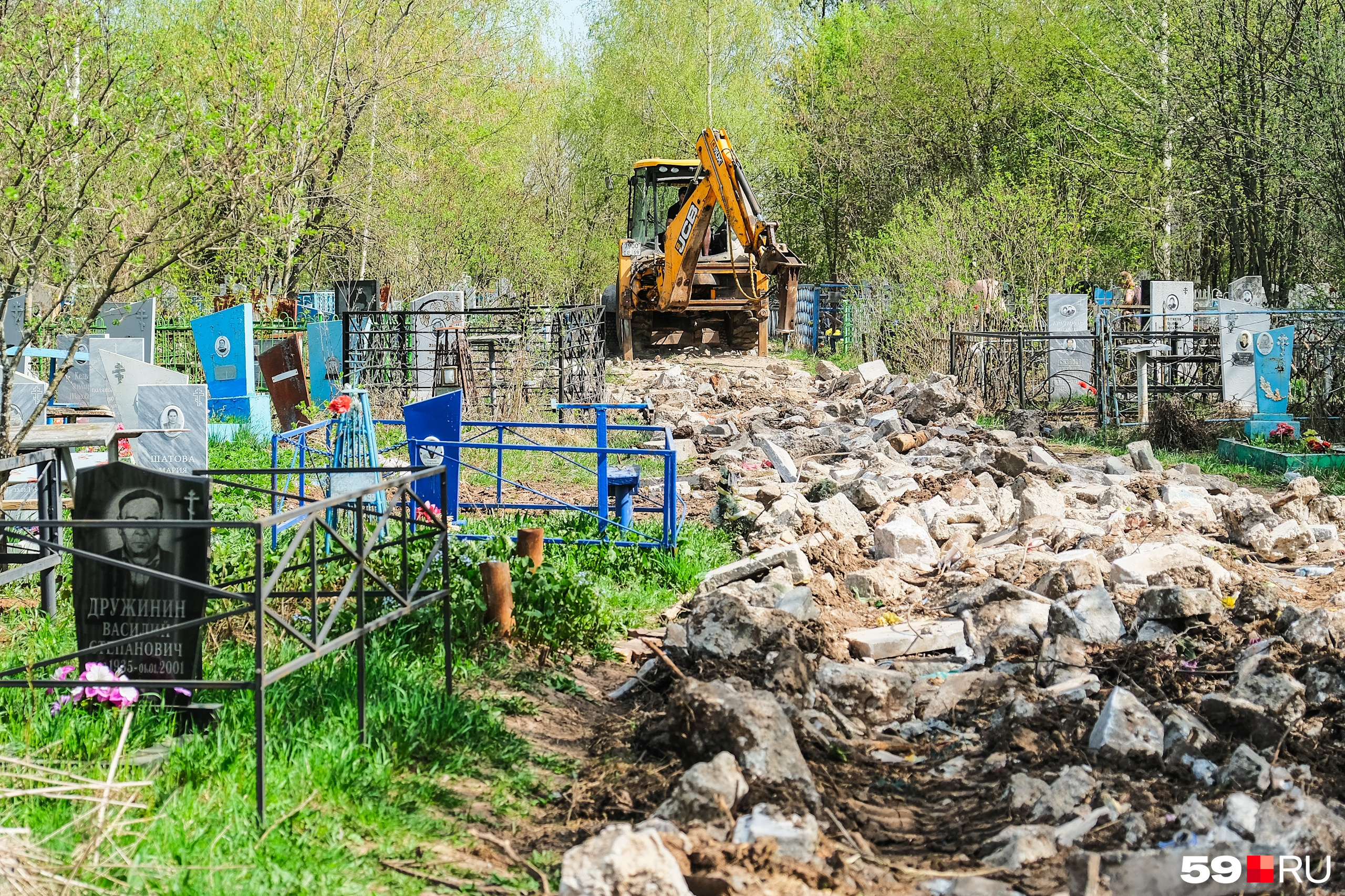 Бахаревское кладбище пермь карта