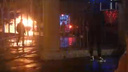 Ночью в депо на улице Мичурина сгорели два трамвая