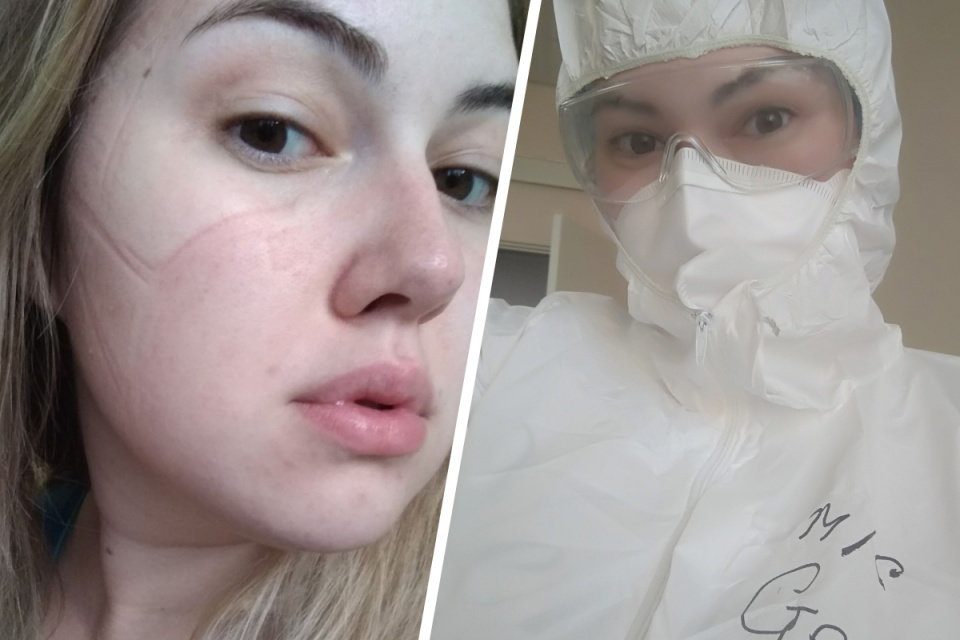 Каждую смену девушка проводит по нескольку часов в полной экипировке Каждую смену девушка проводит по нескольку часов в полной экипировке